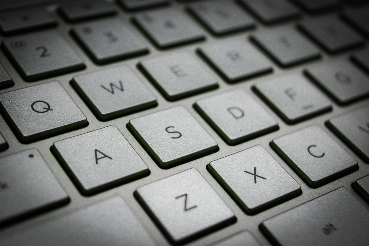 gray keypad